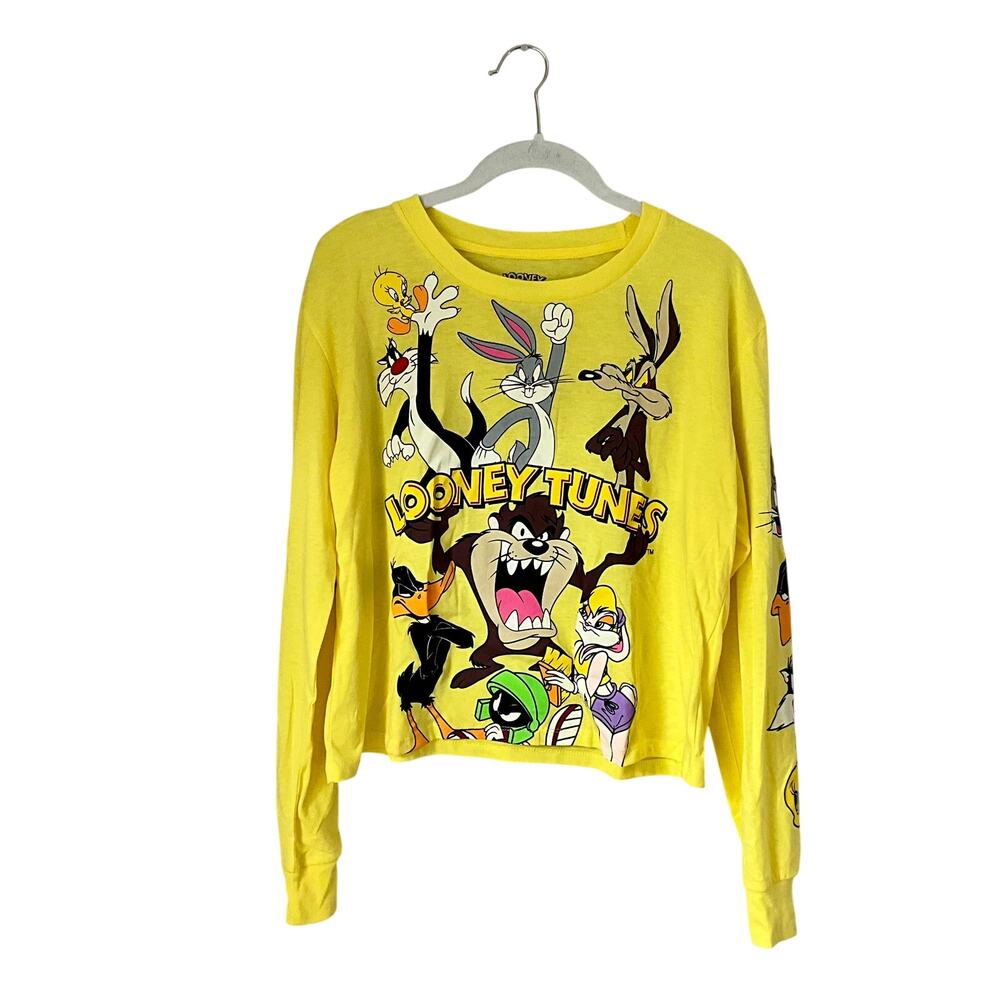 Looney Tunes Graphic Long-Sleeved Top: Y2K, Modern
